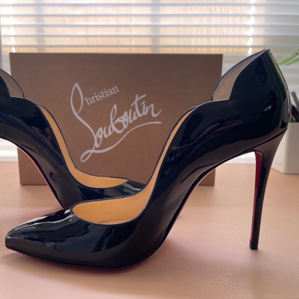 Christian Louboutin  HOT CHICK 100mm PUMP (BLACK)